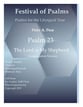 Psalm 23: The Lord is My Shepherd Three-Part Mixed choral sheet music cover